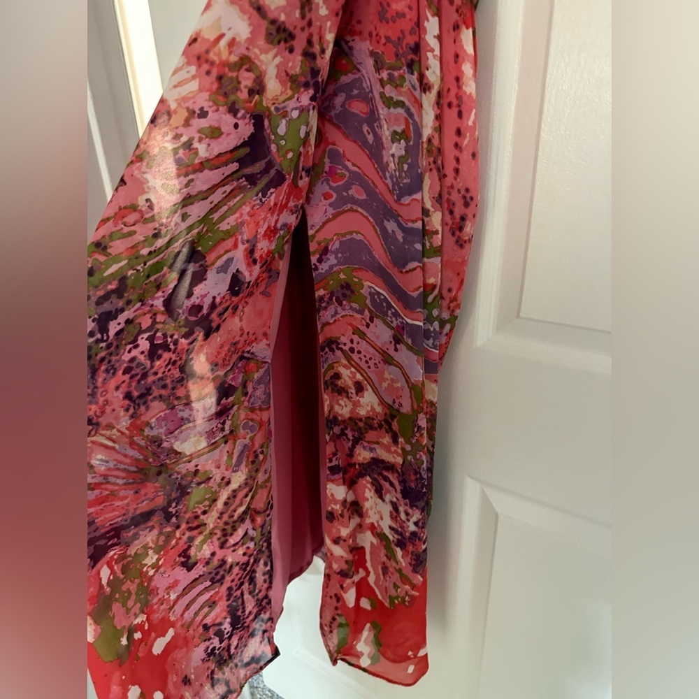 ADRIANNA PAPELL Multicolor Maxi Dress - Picture 3 of 12